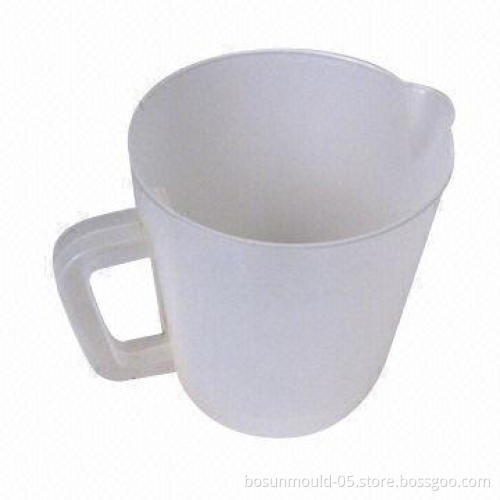 Plastic injection molding for cups, customized logos and designs are accepted